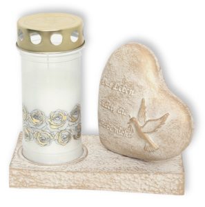 STATUA GOLUB SRCE 147CZS SA LAMPIONOM