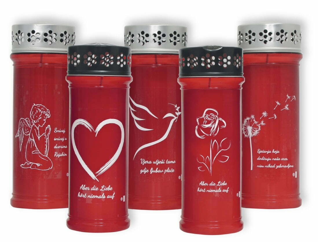 PAXLUI PIA 215 CRVENI NADGROBNI LAMPION