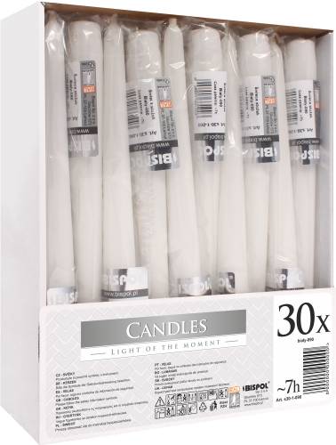 SVIJEĆA KONUS 245-30PCK BIJELA - Slika 2