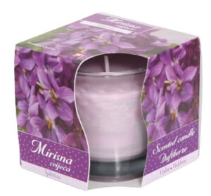 MIRISNA SVIJEĆA RPZIP VIOLET STAKLENKA