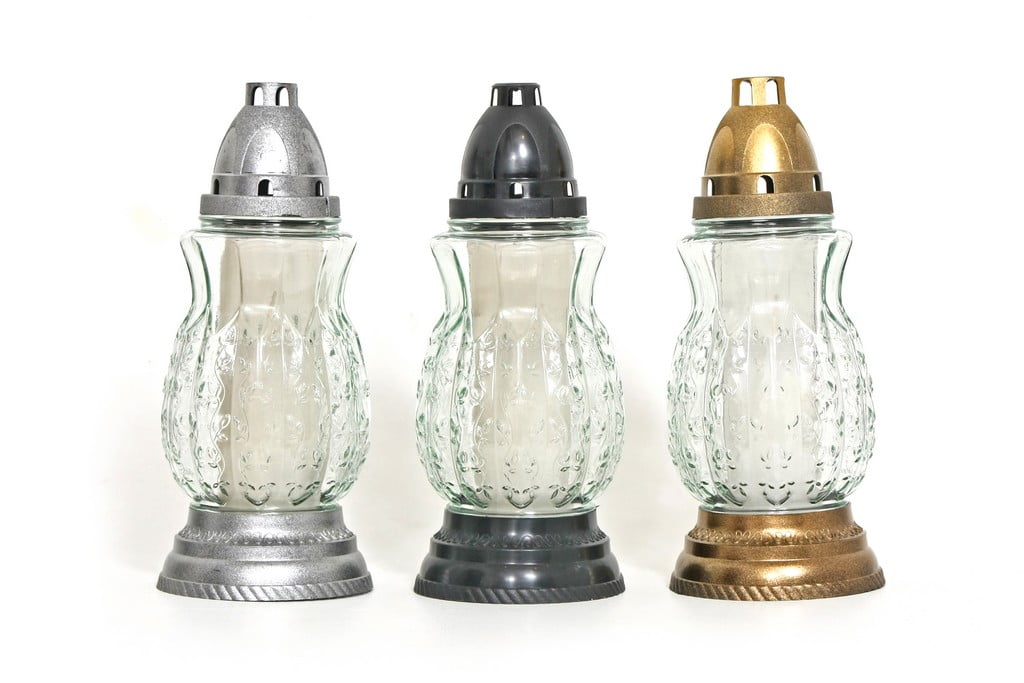 PAXLAURA STAKLENI VIT MINROSE LAMPION