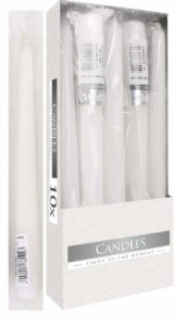 SVIJEĆA KONUS 245-10PCK BIJELA