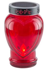 SOLARNI VESTINA1000D HEART STAKLENI LAMP