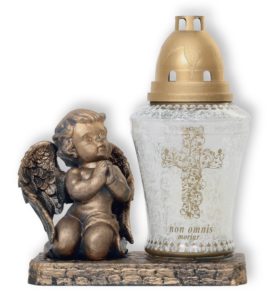 STATUA ANĐEO MOLEĆI METALIK DC990CRIS